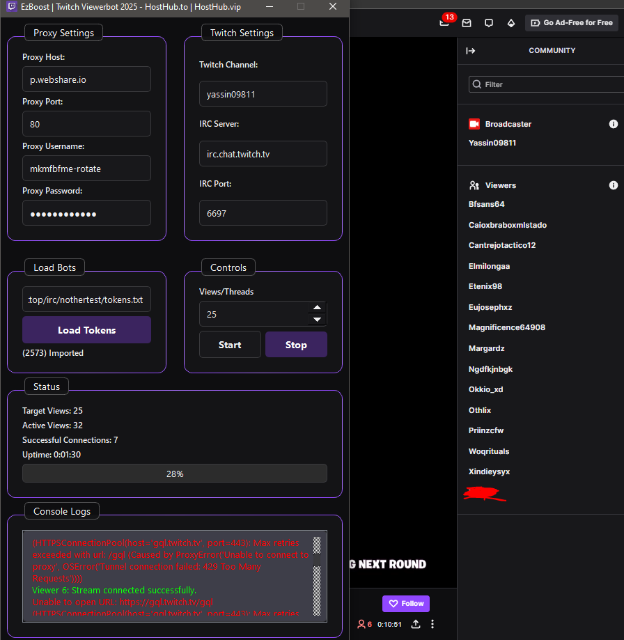 TwitchViewBot